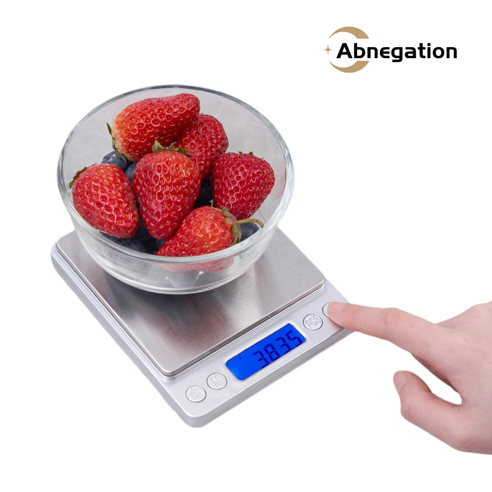 Digital Kitchen Scale – 500g/0.01g Precision with LCD & Tare