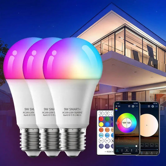 Colorful WiFi Smart LED Lamp – Voice & App Controlled