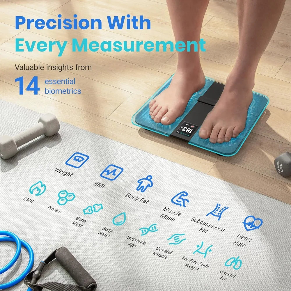 Smart Digital Body Weight Scale – Accurate BMI & Body Composition Tracking