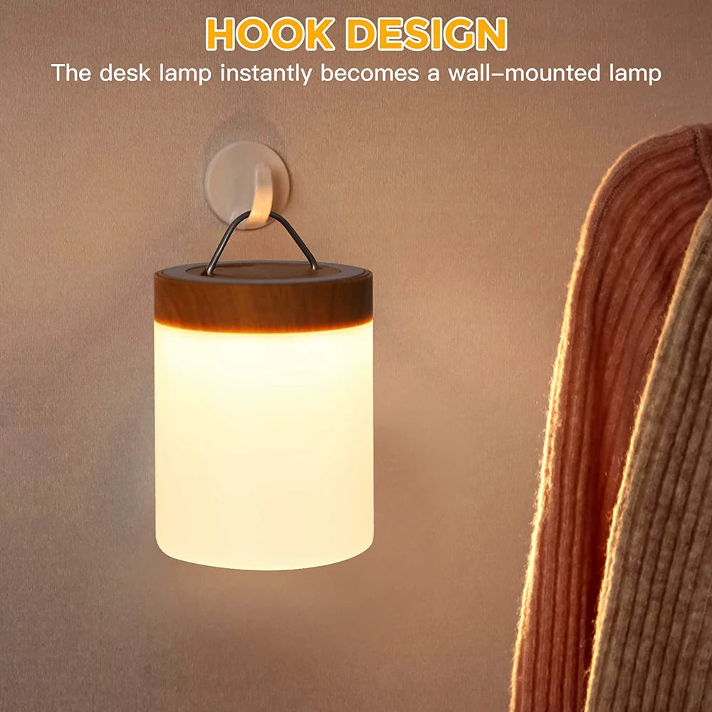 Touch LED Table Lamp – RGB Bedside & Desk Lamp Smart, Colorful, and Portable Lighting for Any Room.