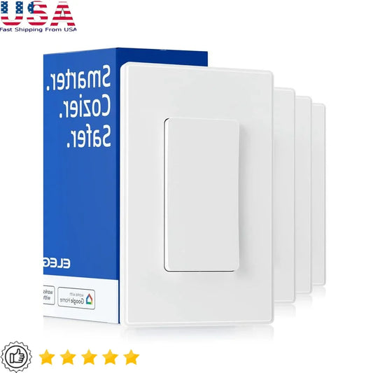 Smart Light Switch – Wi-Fi Control with App & Voice Compatibility Convenient, Modern, and Energy-Efficient Home Lighting.