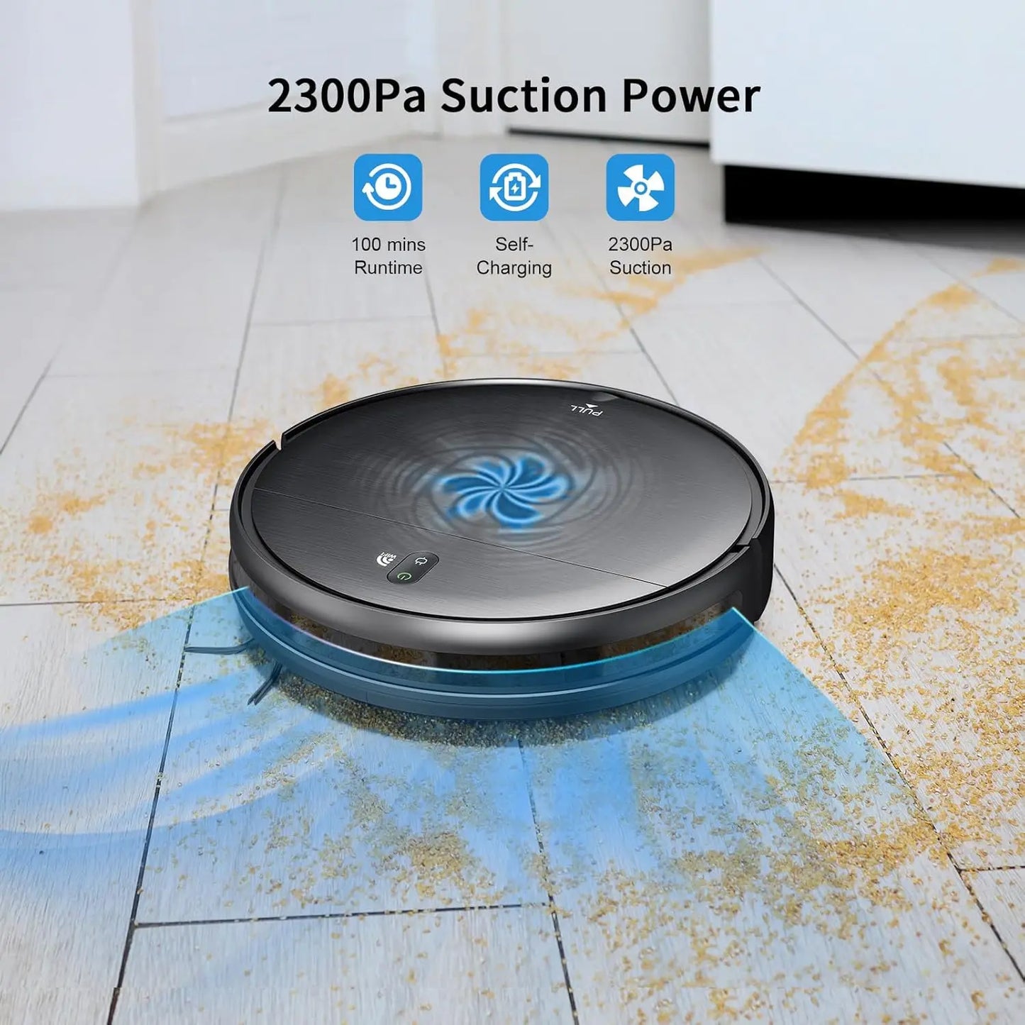 Robot Vacuum & Mop Combo – 2-in-1 Smart Cleaning