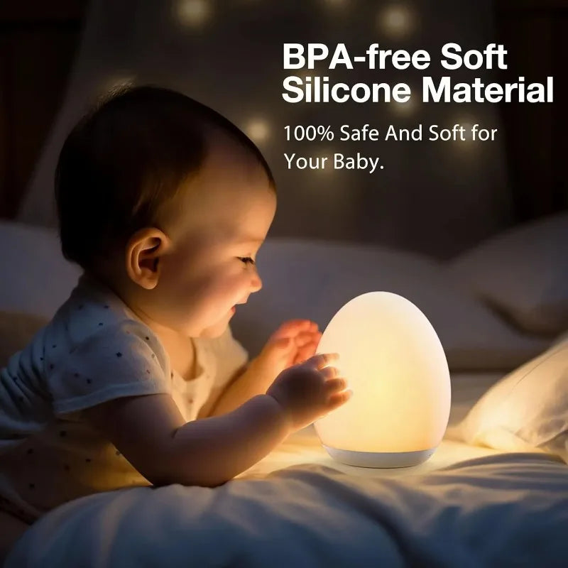 7-Color RGB Night Light – Touch & Remote Control Table Lamp