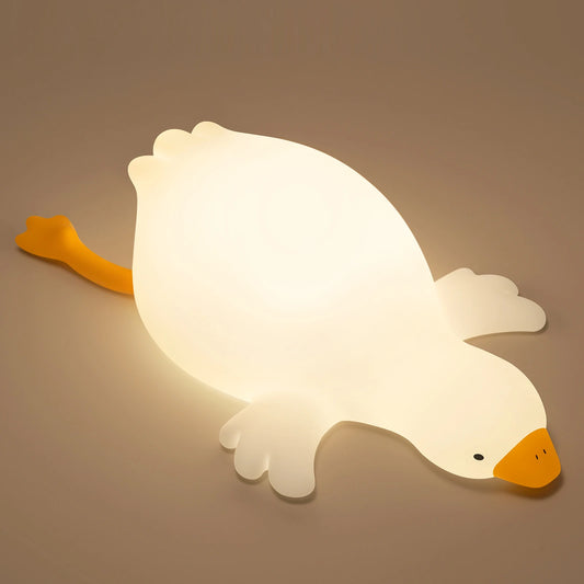 Duck Night Light for Kids – Soft LED Silicone Lamp Cute, Safe, and Adjustable Night Light for Your Little Ones.