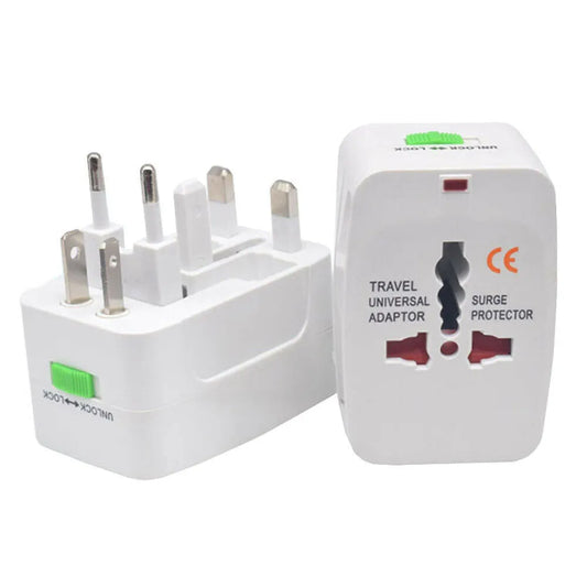 Universal Worldwide Travel Adapter – AU/UK/US/EU Plug with USB Power Up Anywhere, Anytime.