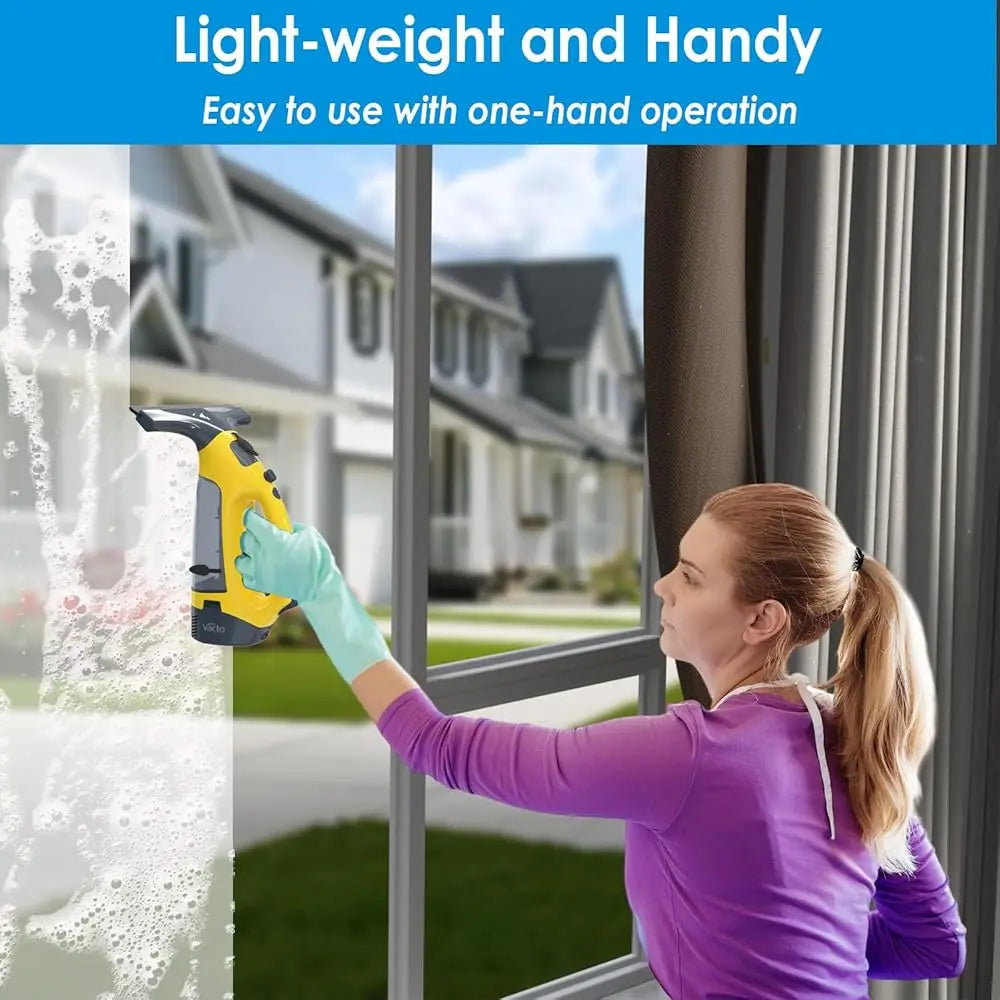 All-In-One Electric Window Vacuum Squeegee Set
