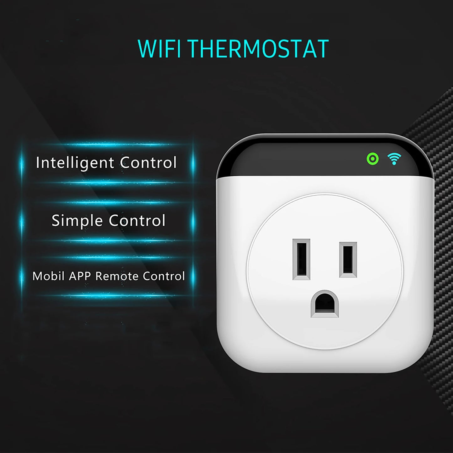 Smart Thermostat Socket 10A WiFi Plug