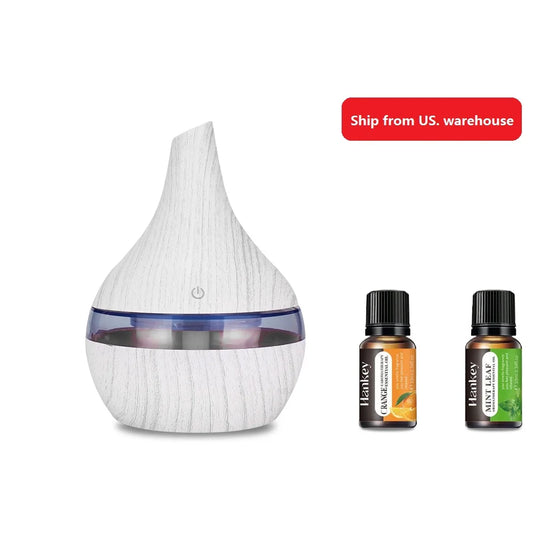 300ml Ultrasonic Essential Oil Diffuser & Humidifier