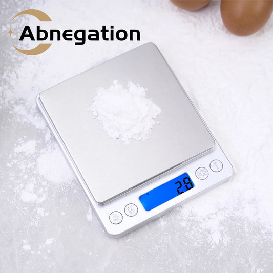 Digital Kitchen Scale – 500g/0.01g Precision with LCD & Tare