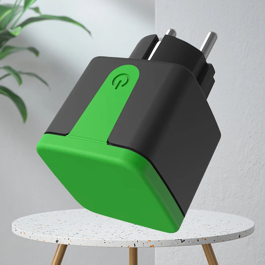 WiFi Smart Outlet Socket – Waterproof EU Plug with Power Monitoring Smart, Safe, and Remote-Controlled Power for Your Home.