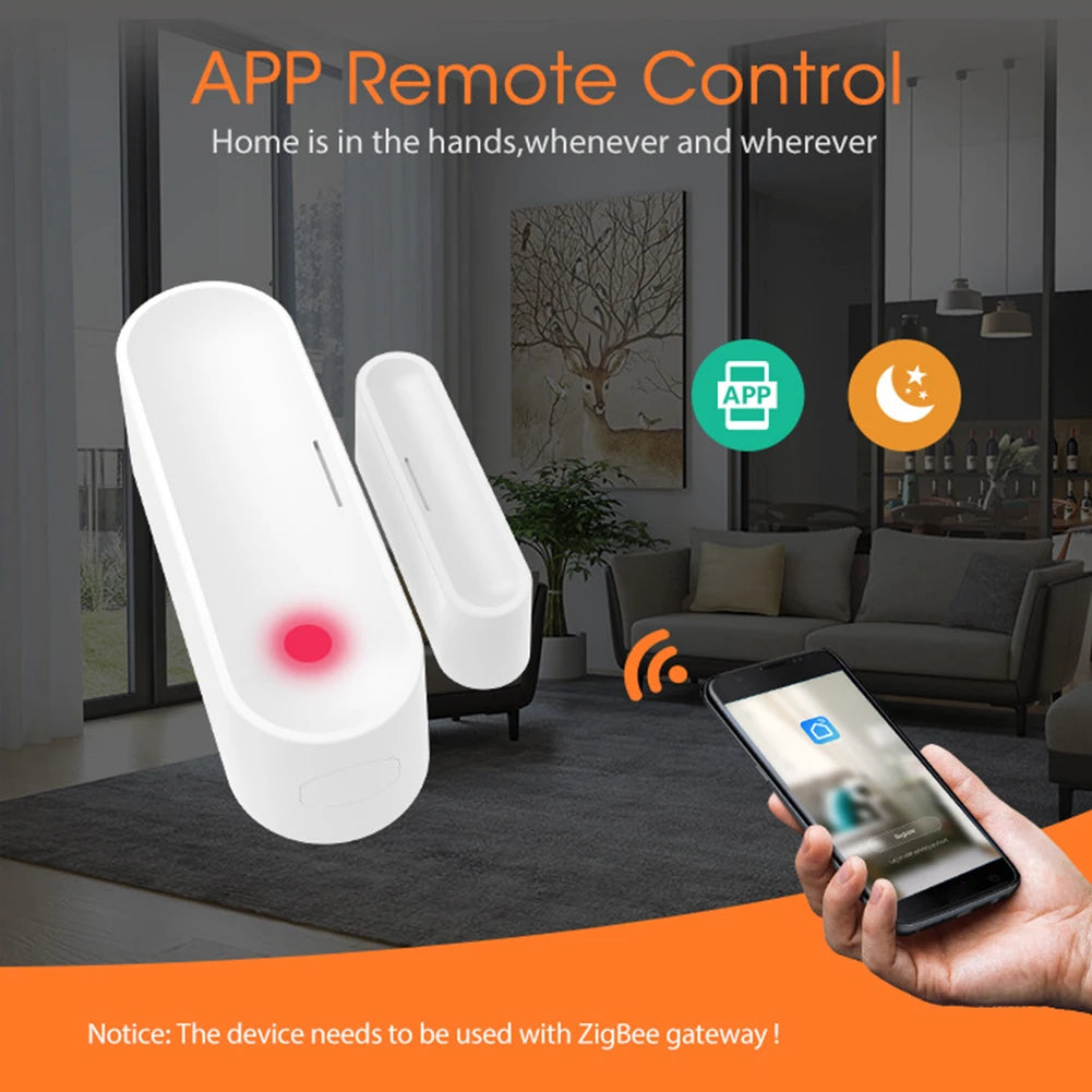 Tuya ZigBee Window & Door Sensor – USB Powered Security Detector