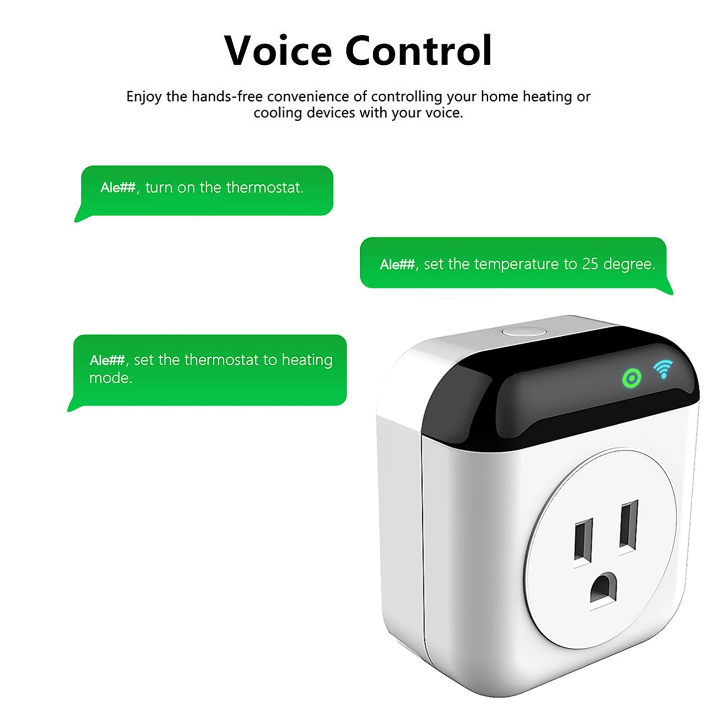 Smart Thermostat Socket 10A WiFi Plug