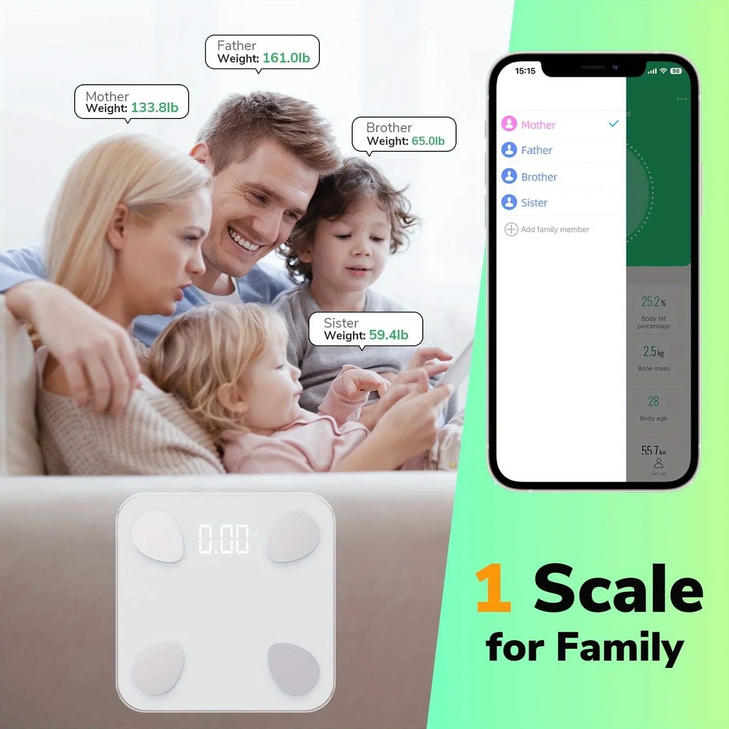 Smart Scale with App – Accurate Weight Tracking Made Simple