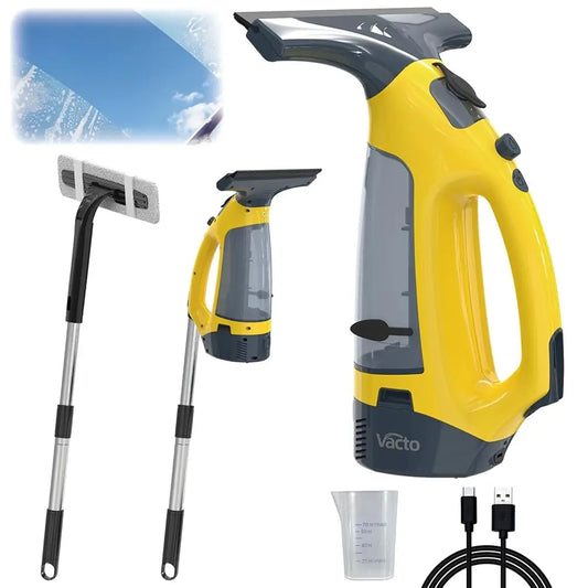 All-In-One Electric Window Vacuum Squeegee Set