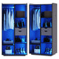 2-Door Wardrobe Armoire with LED Lights