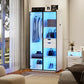 2-Door Wardrobe Armoire with LED Lights