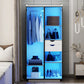 2-Door Wardrobe Armoire with LED Lights