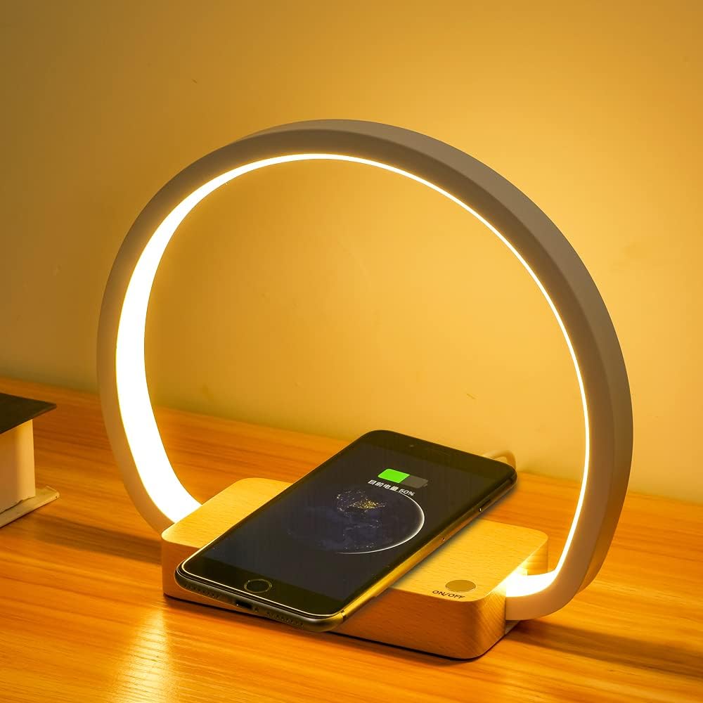 Reading Table Lamp With Wireless Charging