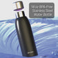 Self-Cleaning Insulated Stainless Steel UV Water Bottle