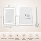 Smart Touch Control LED Lighted Makeup Mirror with 12V 2A USB Charging Port