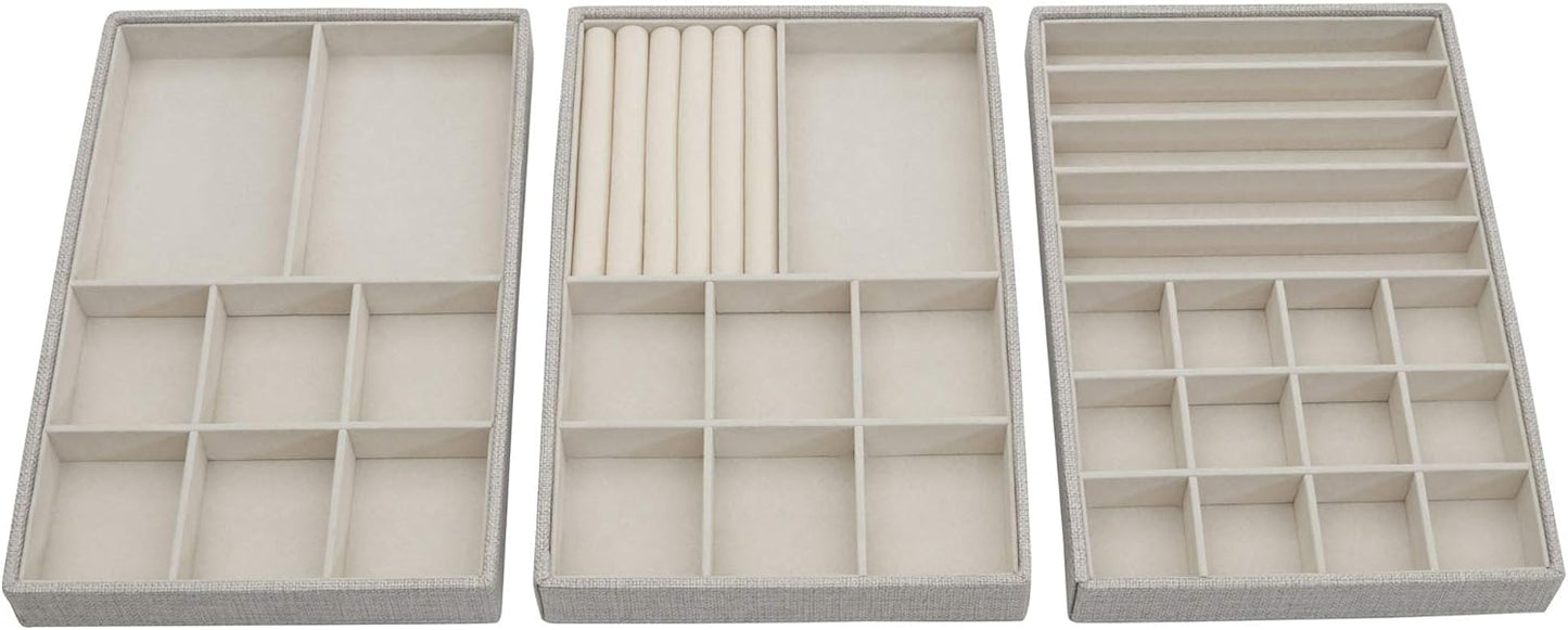 Flocking Jewelry Storage Box