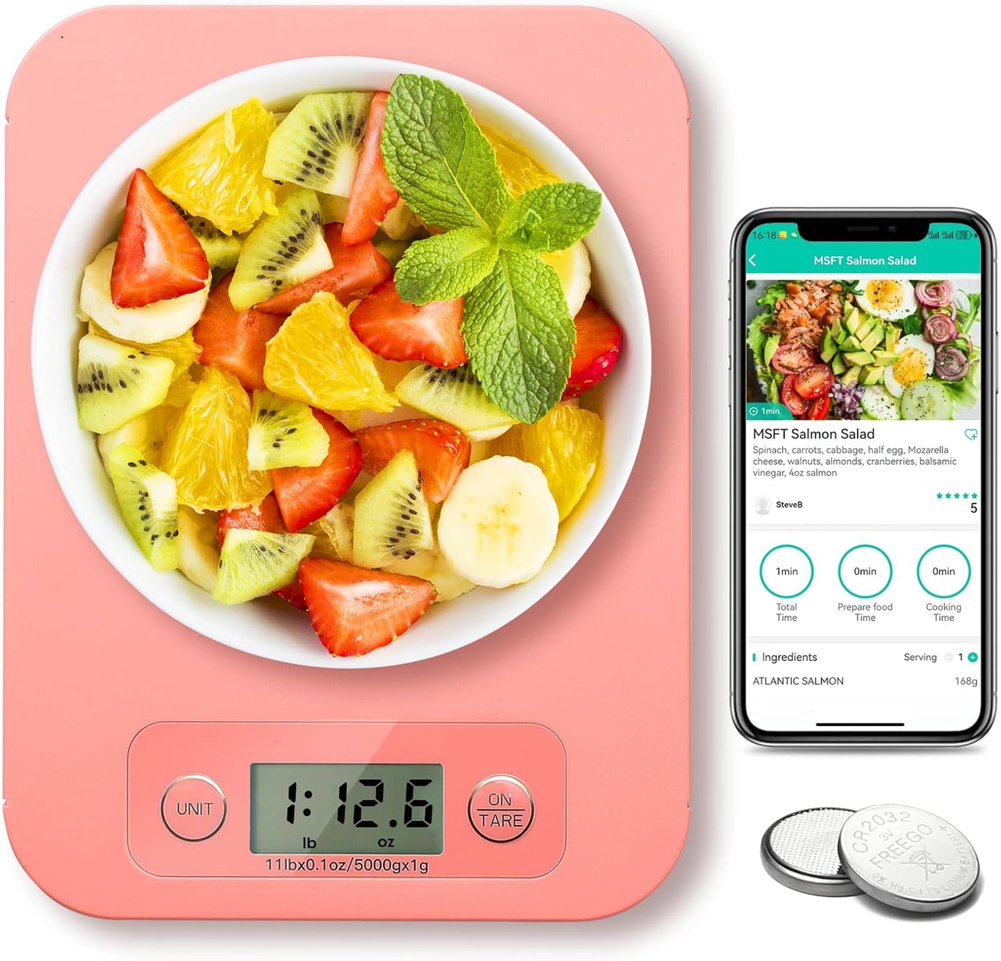 Smart Digital Food Scale with Nutritional Calculator