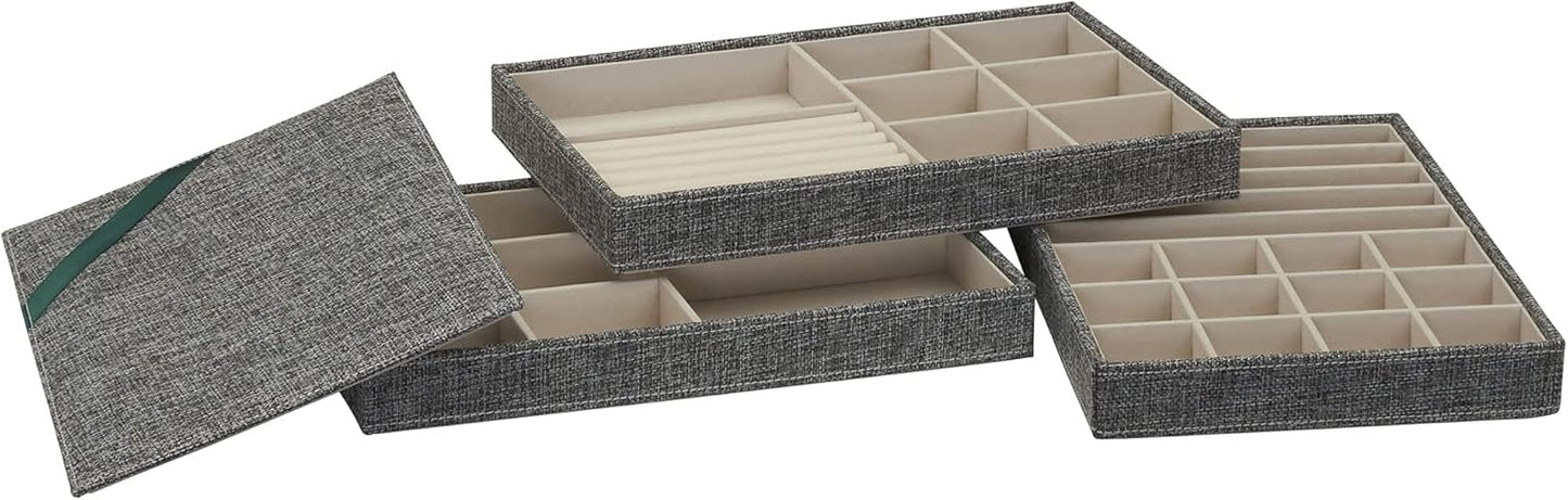 Flocking Jewelry Storage Box