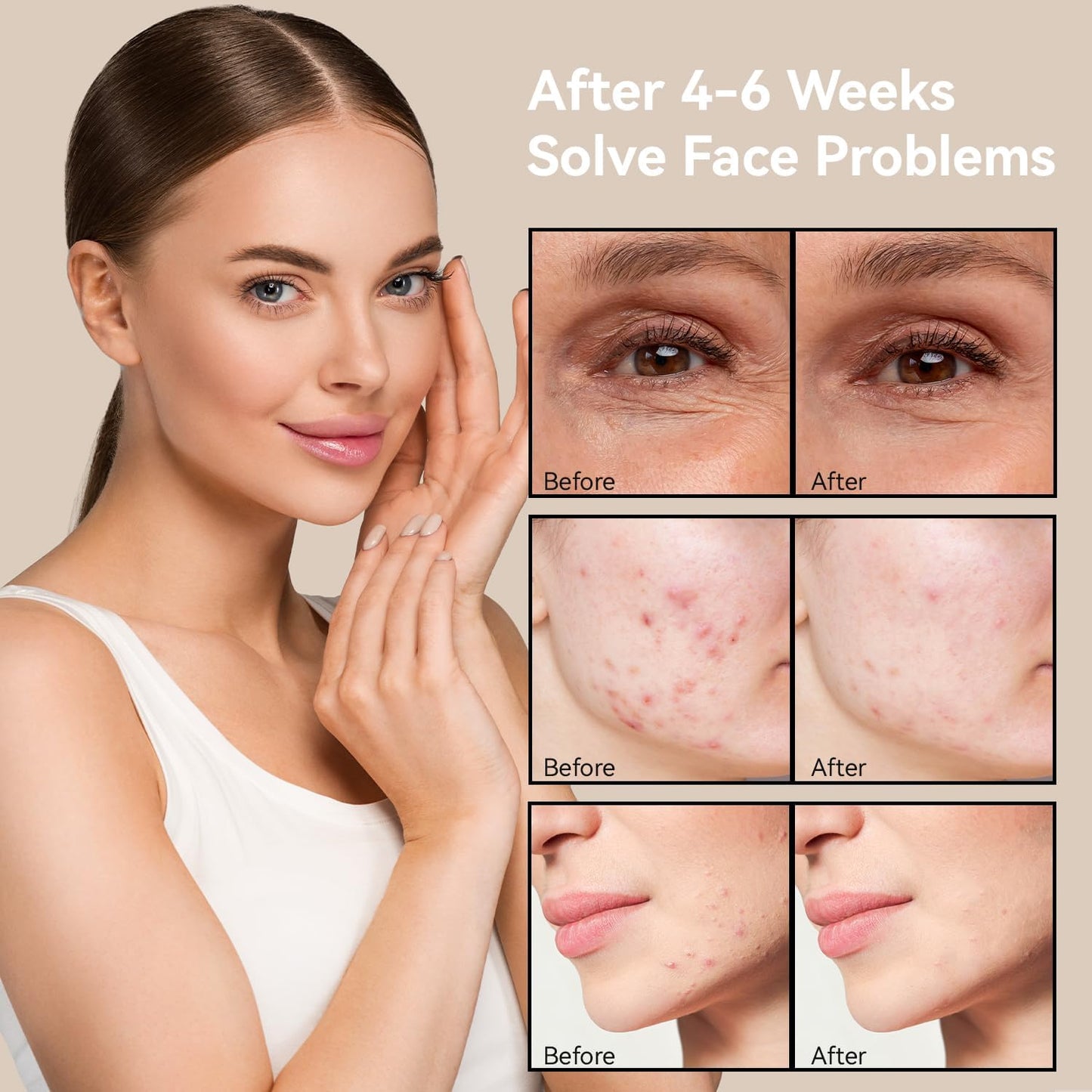 7 Colors LED Light Therapy Facial Mask