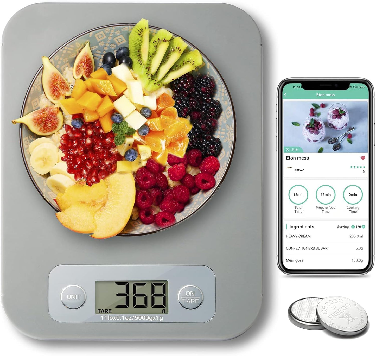 Smart Digital Food Scale with Nutritional Calculator