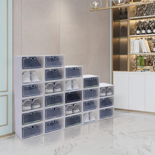 Clear Shoe Boxes for Organized Storage