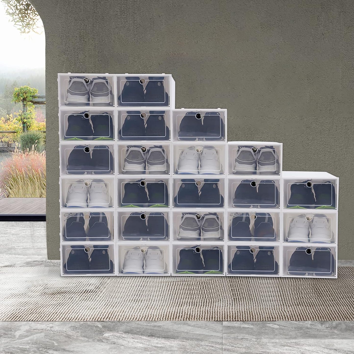 Clear Shoe Boxes for Organized Storage