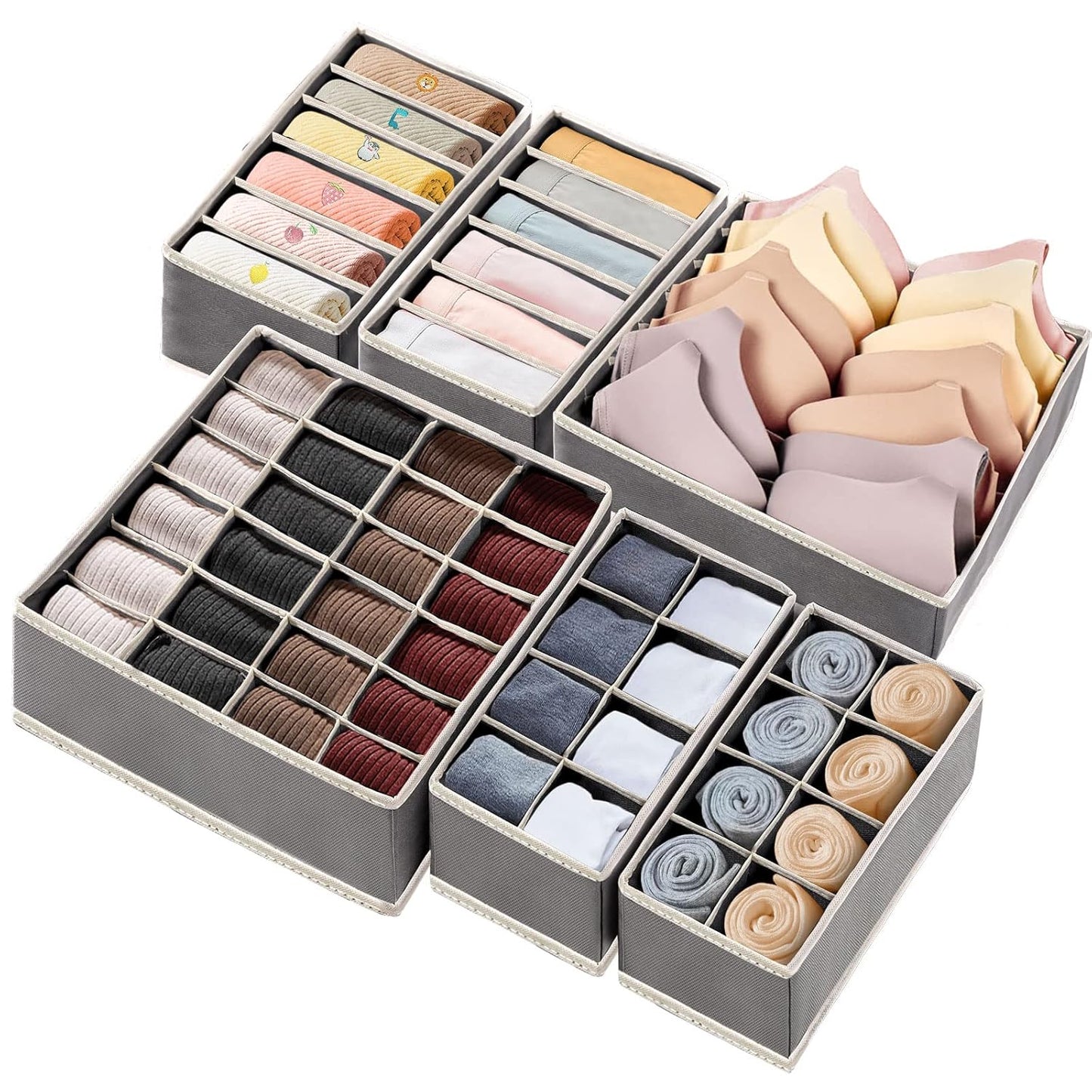 Wardrobe Undergarments Organizer and Storage Box