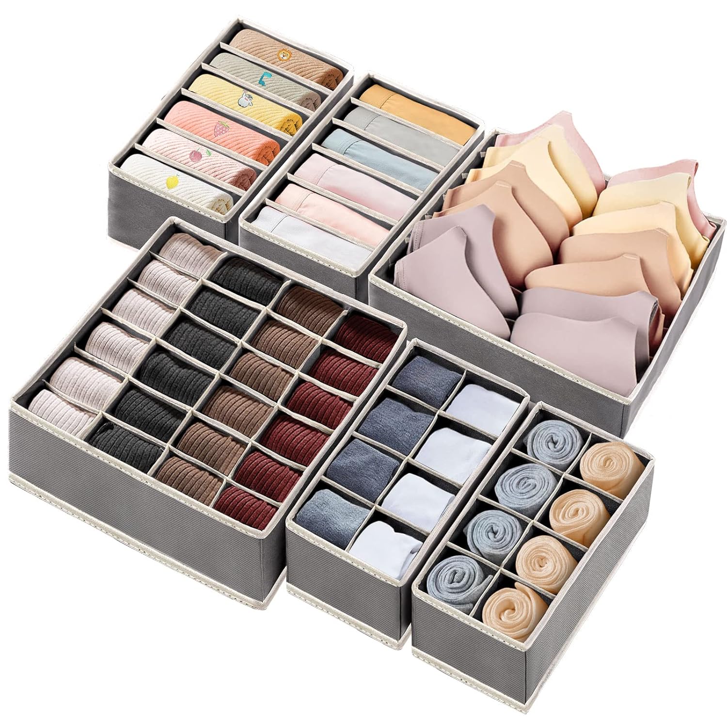 Wardrobe Undergarments Organizer and Storage Box