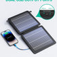 Foldable Solar Panel Charger with USB-C & USB-A Outputs