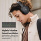 Hybrid Active Noise Cancelling Wireless Bluetooth Headphones