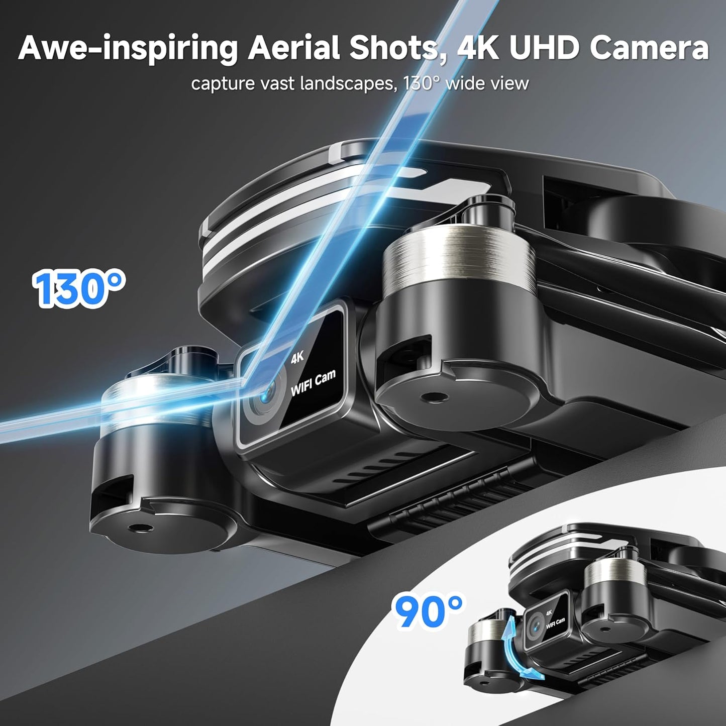 4K Camera Drone with Brushless Motor