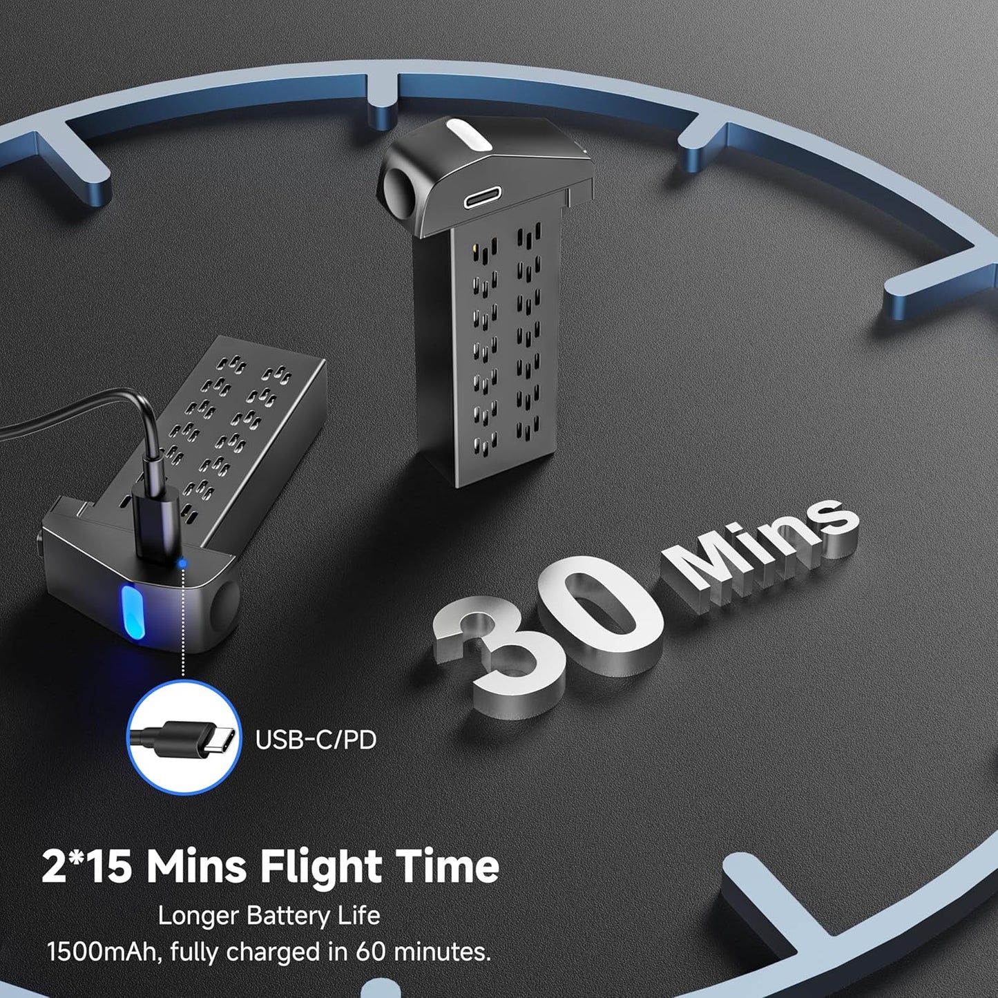 4K Camera Drone with Brushless Motor