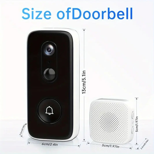 2K Wireless Doorbell Camera – HD Night Vision & Intelligent Intercom  Smart Security and Communication at Your Doorste