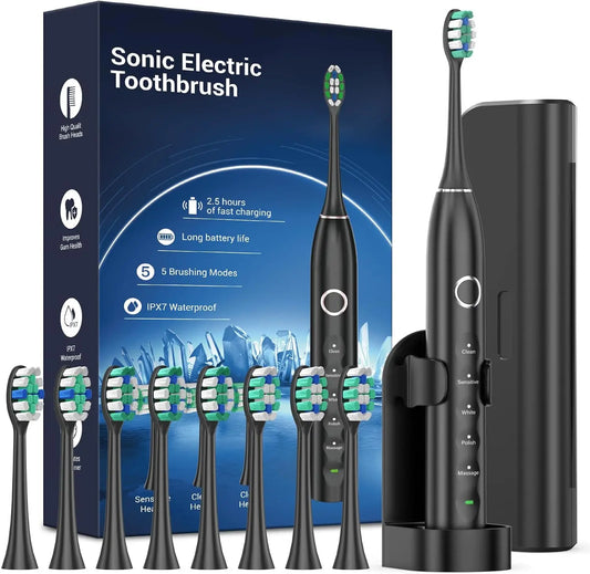 Rtauys S5 Sonic Electric Toothbrush – Powerful, Gentle & Travel-Ready
