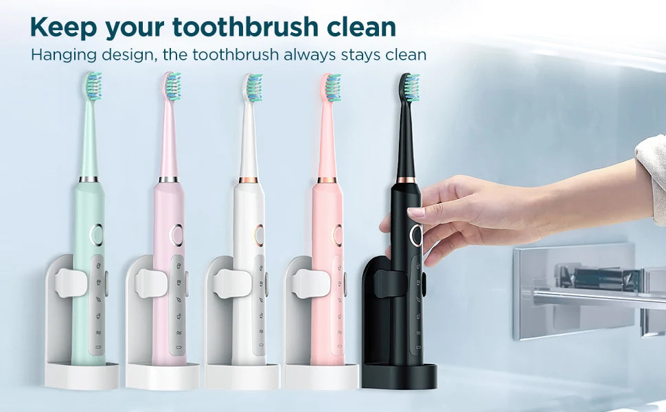 Sonic Electric Toothbrush for Adults – Deep Cleaning with Smart Modes