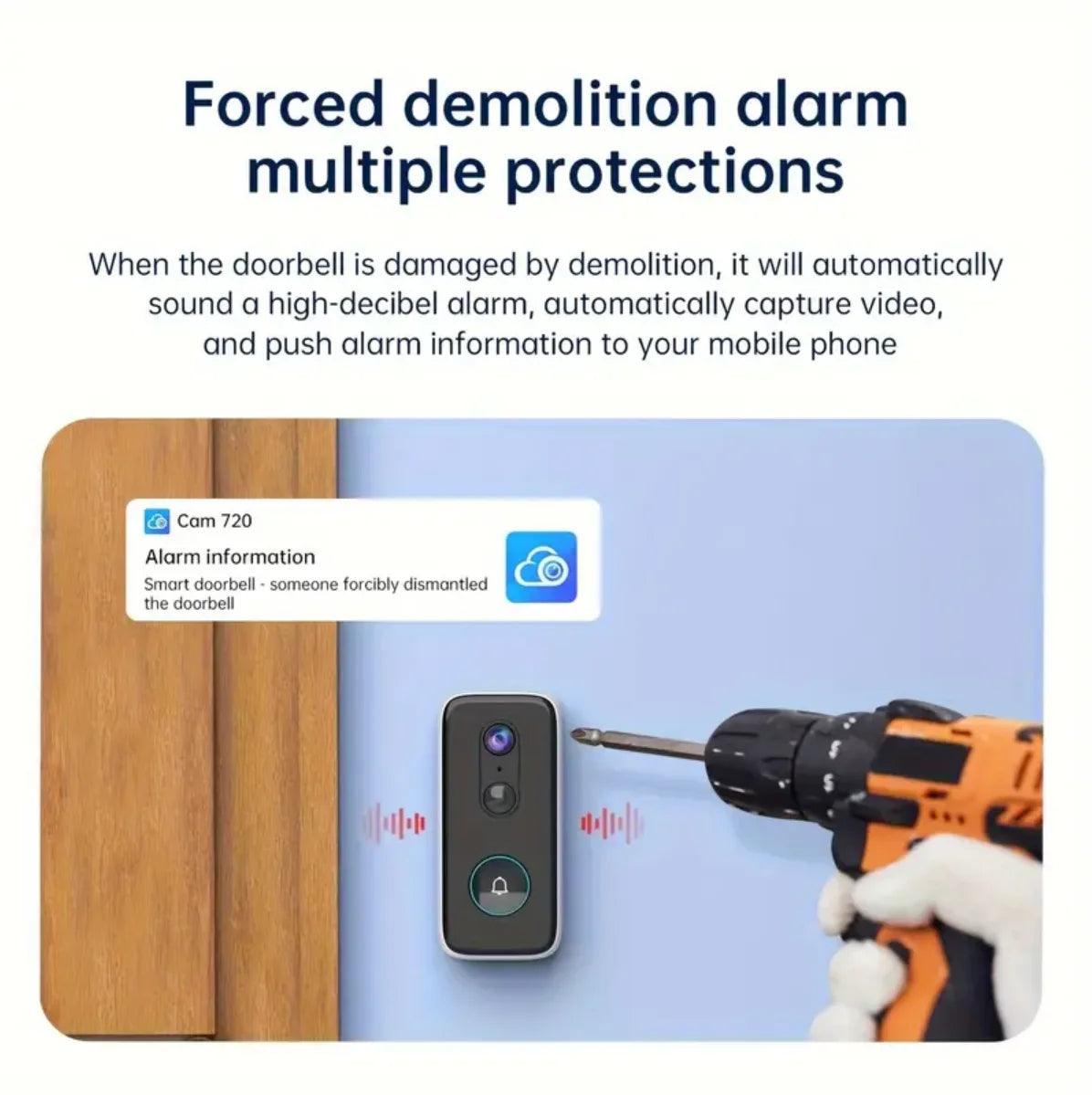 2K Wireless Doorbell Camera – HD Night Vision & Intelligent Intercom  Smart Security and Communication at Your Doorste