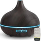 Wood Grain Ultrasonic Essential Oil Diffuser – 550ml
