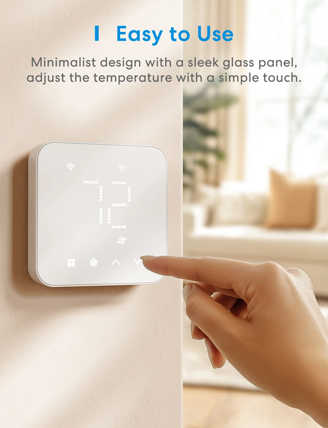 Meross Matter Smart Wi-Fi Thermostat (US Version)