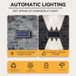 Solar LED Wall Light – Waterproof Exterior Garden & Courtyard Lighting