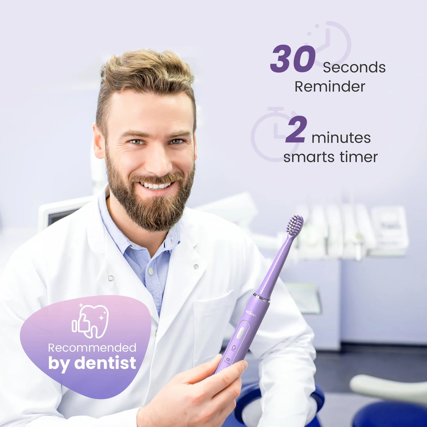 SEJOY Sonic Electric Toothbrush – Smart, Gentle & Effective Oral Care