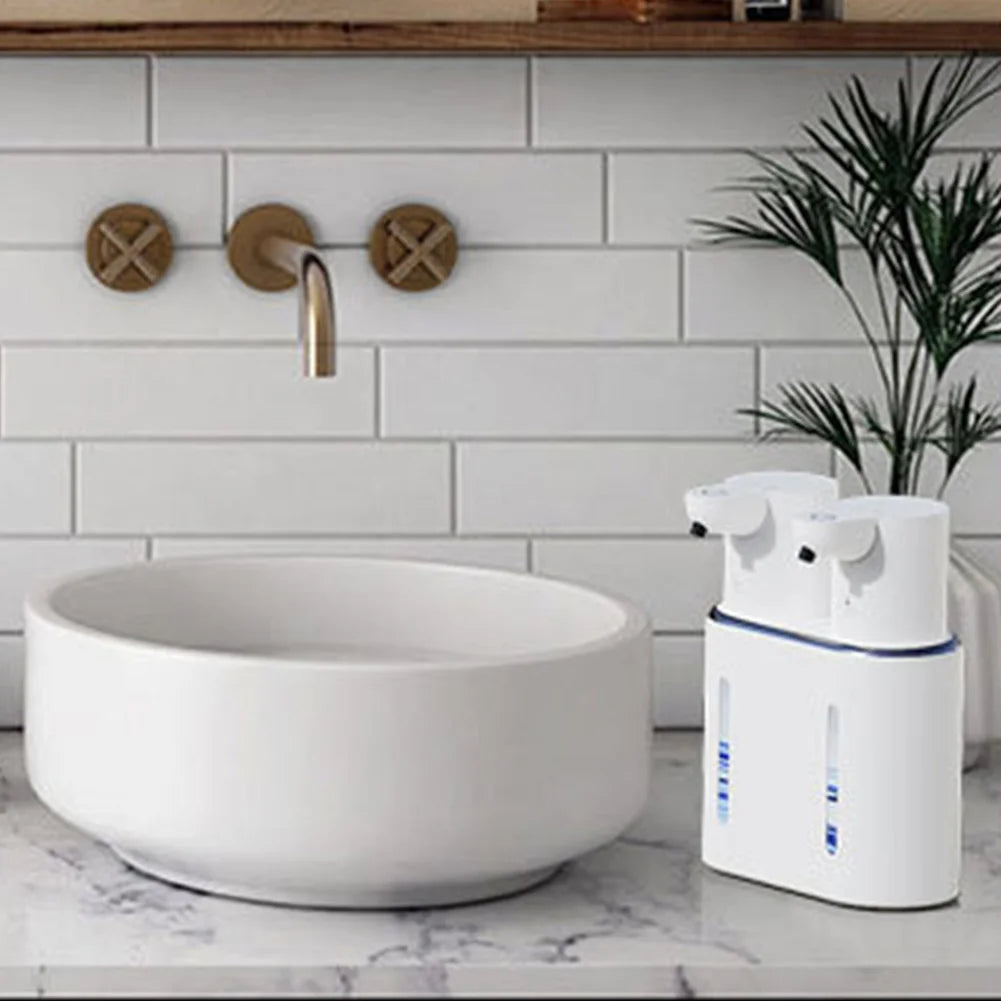 Double Head Automatic Soap Dispenser – Touchless, Hygienic & Space-Saving