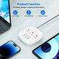 TRANSTON Power Strip with Switch – 3 Outlets & 3 USB Ports  Safe, Fast, and Convenient Power for Home & Office.