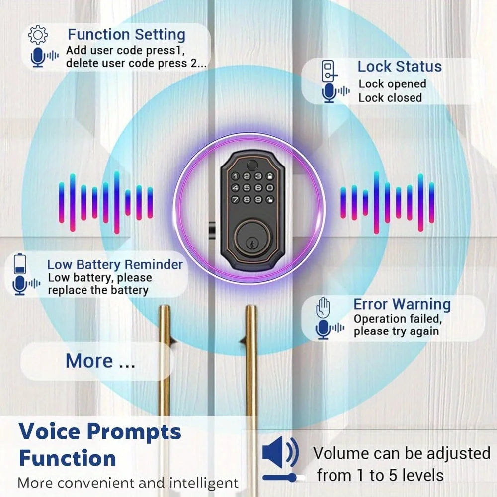 Keyless Entry Smart Auto Door Locks – Front Door Security Made Easy