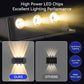 Wall Lamp LED – Up & Down Luminous Solar Outdoor Lighting  Stylish, Eco-Friendly, and Durable Outdoor Illumination.
