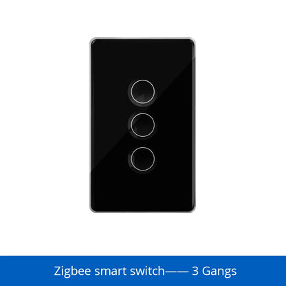 Zemismart Tuya Zigbee Smart Touch Wall Light Switch – 1/2/3/4 Gang  Modern, Smart, and Stylish Home Lighting Control.